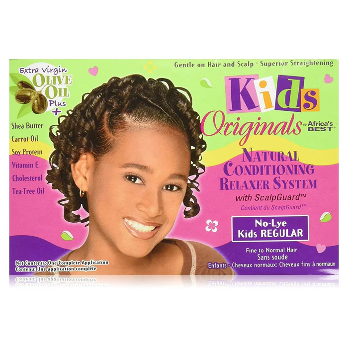 Africa's Best KIDS ORGANICS No-Lye Conditioning Relaxer System Kit (Regular/Coarse) - Image 2
