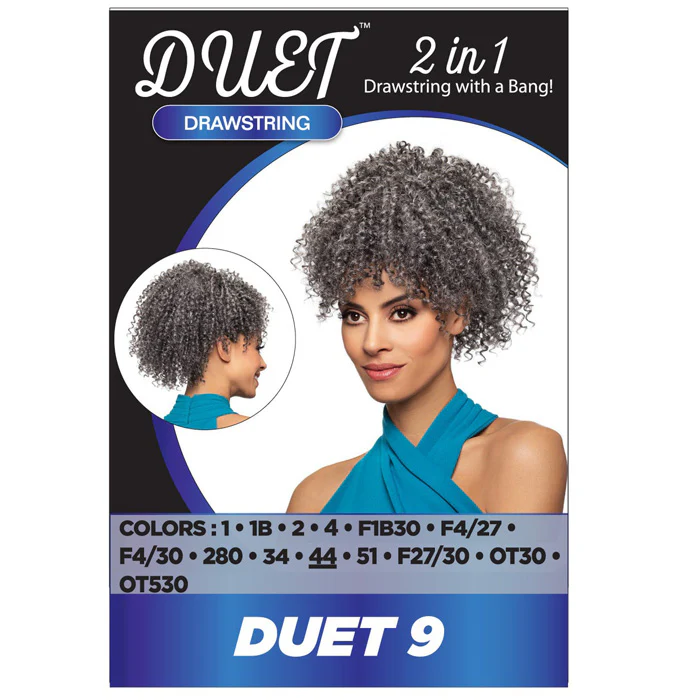 Alicia Beauty Duet Drawstring Ponytail and Bang - DUET 9 - Image 3