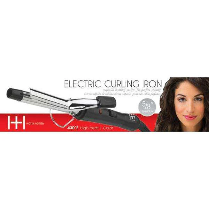 Annie Hot & Hotter Electrical Silver Curling Iron - Image 3