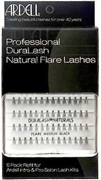 Ardell Professional Bulk Packs (6pc/pk) Dura Naturals Medium Black