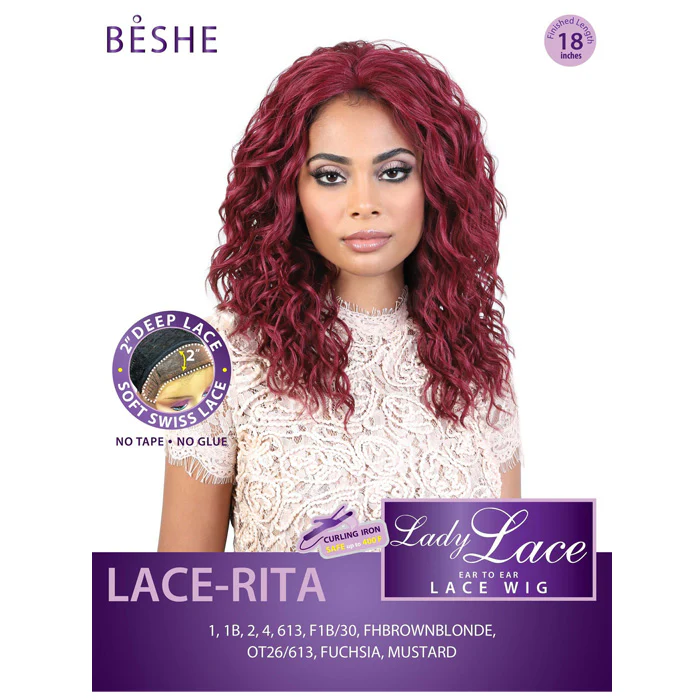 Beshe Ear to Ear 2" Deep Swiss Lace Wig - RITA - Image 5