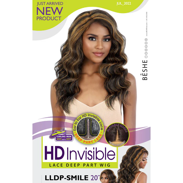 Beshe HD Invisible Deep Part Lace Wig - LLDP-SMILE - Image 6