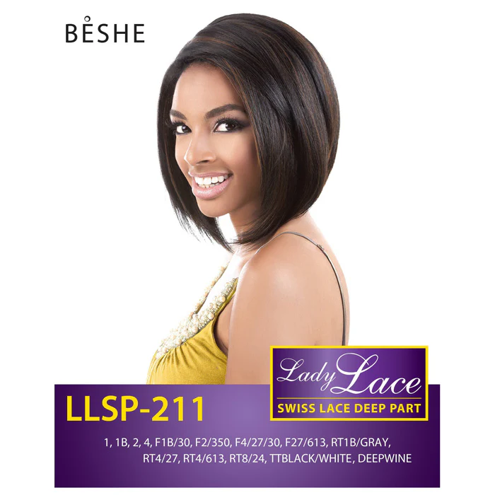 Beshe Lady Lace Swiss Deep Part Lace Wig - LLSP-211 - Image 4