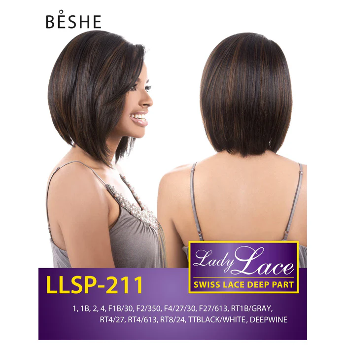 Beshe Lady Lace Swiss Deep Part Lace Wig - LLSP-211 - Image 5