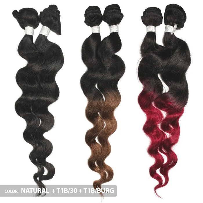 Black Diamond Pure Remi 100% Unprocessed Human Hair Weave - SPIRAL WAVE 10/12/14" - Image 2