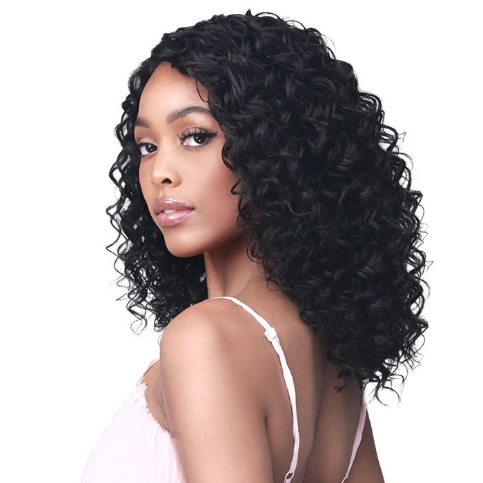 Bobbi Boss 100% Human Hair Deep Lace Wig - MHLF595 WATER WAVE 16 - Image 2