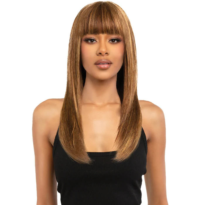 Bobbi Boss 100% Human Hair Full Wig - STRAIGHT 20