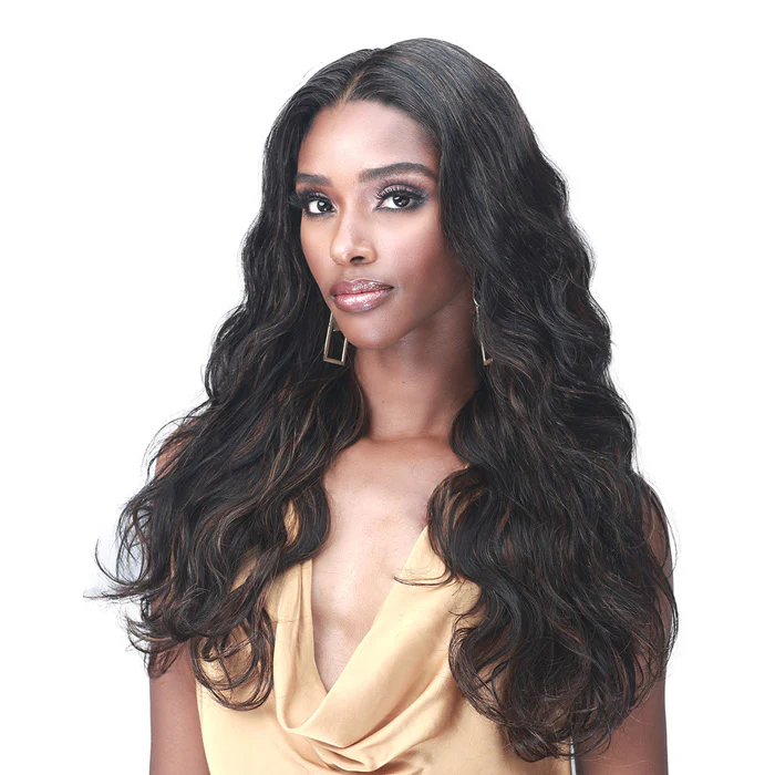 Bobbi Boss 100% Premium Remy Hair 13X4 HD Lace Wig - MHLF921 NATURAL WAVE 24 - Image 2