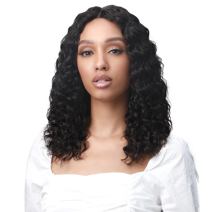 Bobbi Boss 100% Unprocessed Human Hair Wet & Wavy 5.5" Deep Lace Part Wig - MHLF441 MARGARET - Image 2