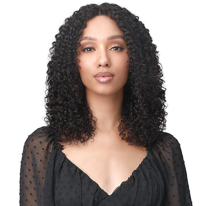Bobbi Boss 100% Unprocessed Human Hair Wet & Wavy HD 5.5" Deep Lace Part Wig - MHLF442 MONA - Image 2
