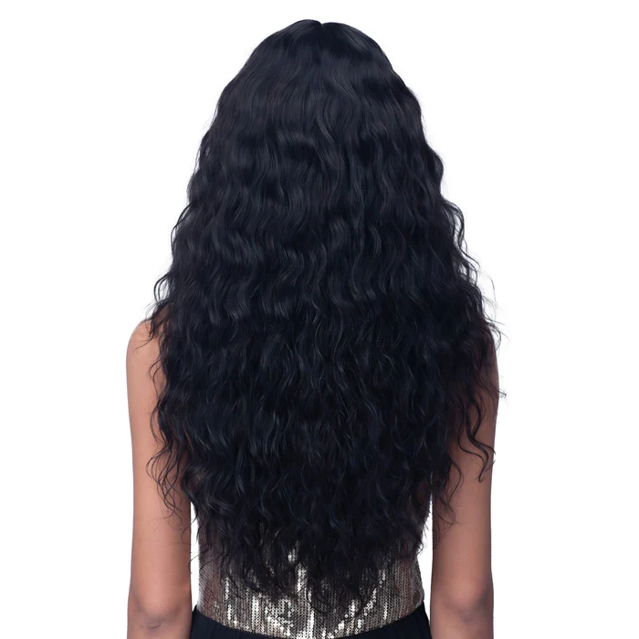 Bobbi Boss 100% Unprocessed Remy HD Lace Bundle Hair Wig -WET & WAVY 24" - Image 3