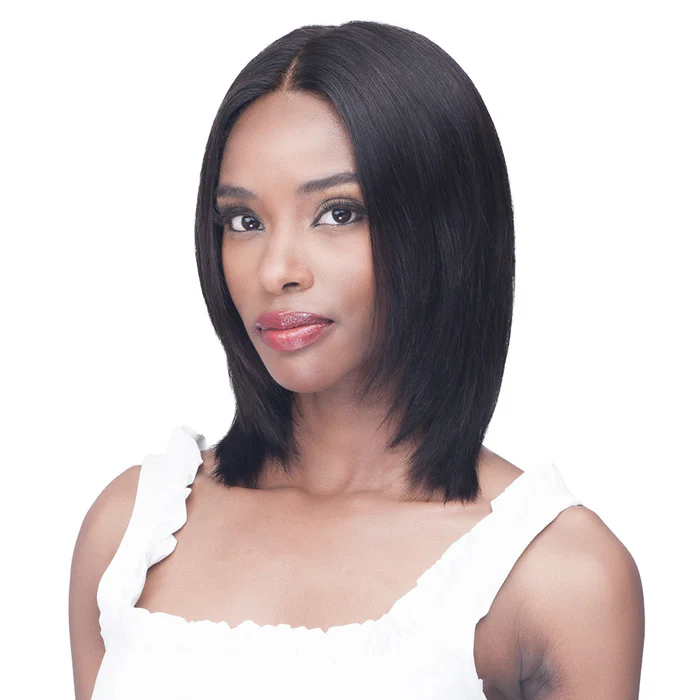 Bobbi Boss 100% Unprocessed Remy HD Lace Part Bundle Hair Wig -STRAIGHT 12" - Image 3