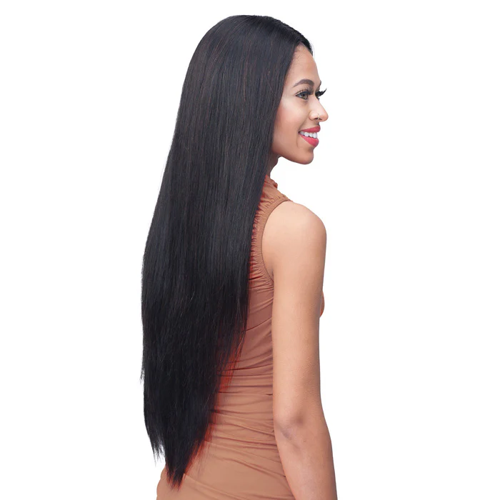Bobbi Boss 100% Unprocessed Remy HD Lace Part Bundle Hair Wig - STRAIGHT 28" - Image 2