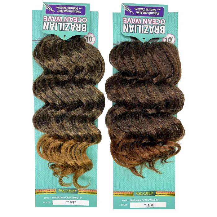 Bobbi Boss African Roots Crochet Braid - BRAZILIAN OCEAN WAVE 10" - Image 4