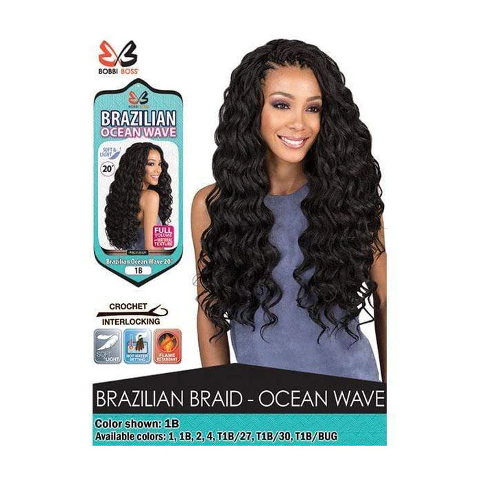 Bobbi Boss African Roots Crochet Braids - BRAZILIAN OCEAN WAVE 20" - Image 5