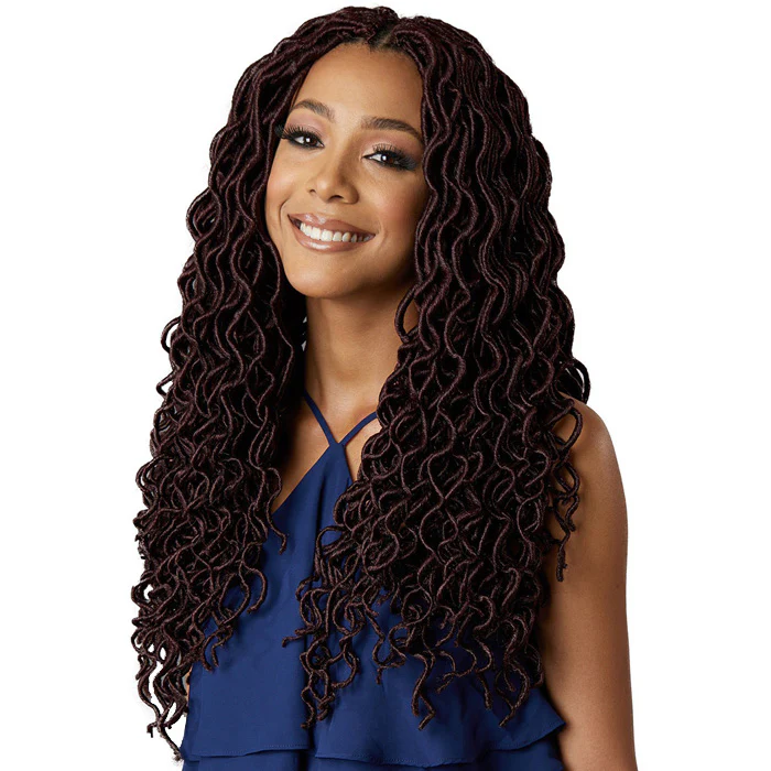 Bobbi Boss African Roots Pre-Looped Crochet Braids - CURLY LOCS 14/18" - Image 2