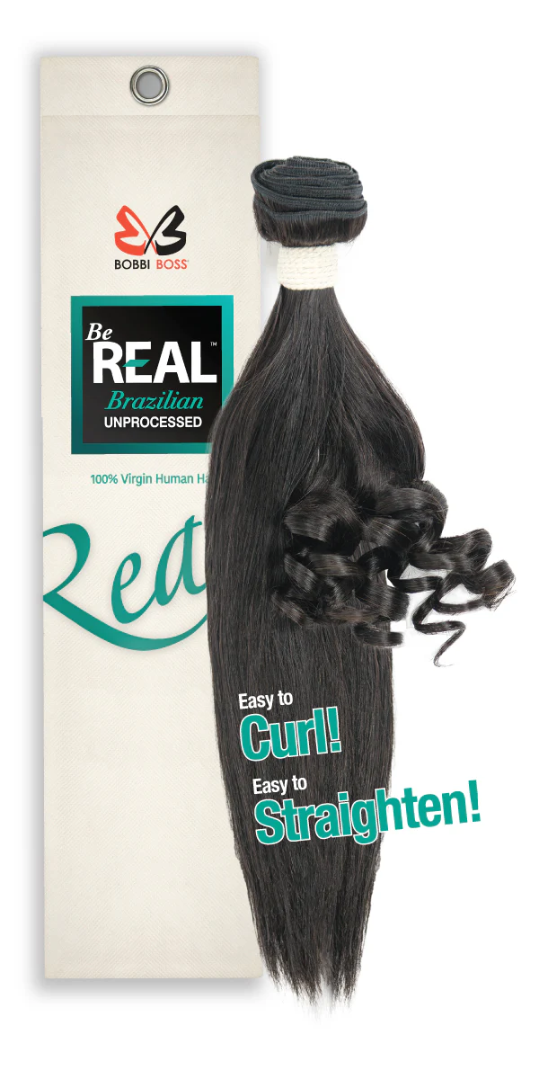 Bobbi Boss Be Real Brazilian Unprocessed Virgin Human Hair Weave - NEW DEEP 10"-12" - Image 4