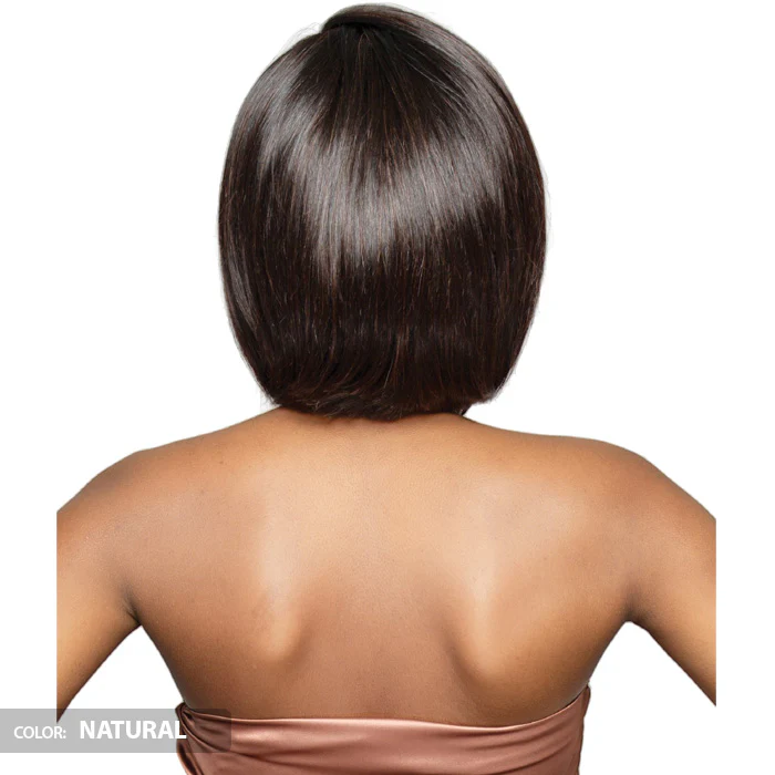 Bobbi Boss Bone Straight Glueless 100% Unprocessed Human Hair Hand-Tied Full Lace Wig - FLH003 STRAIGHT 12 - Image 2