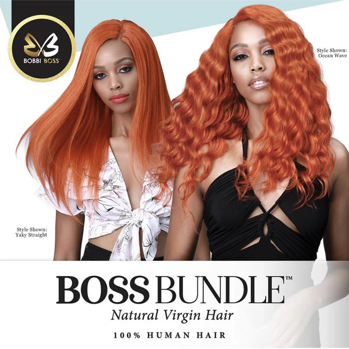 Bobbi Boss Bundle 100% Natural Virgin Hair Gold Level Weave - OCEAN WAVE 10-18" - Image 7