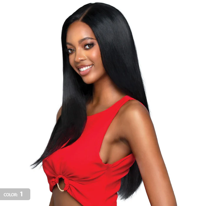 Bobbi Boss Glueless 100% Human Hair 4x5 HD Lace Front Wig - MHLF317 4x5 STRAIGHT 24" - Image 2