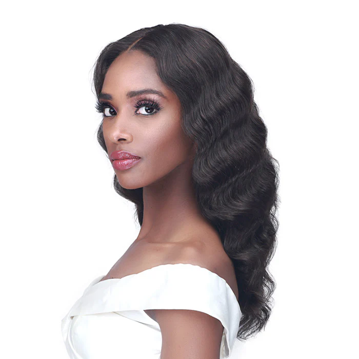 Bobbi Boss Unprocessed Human Hair 13"X4" Hand Tied Deep HD Lace Wig - MHLF537 HAYDEN - Image 2