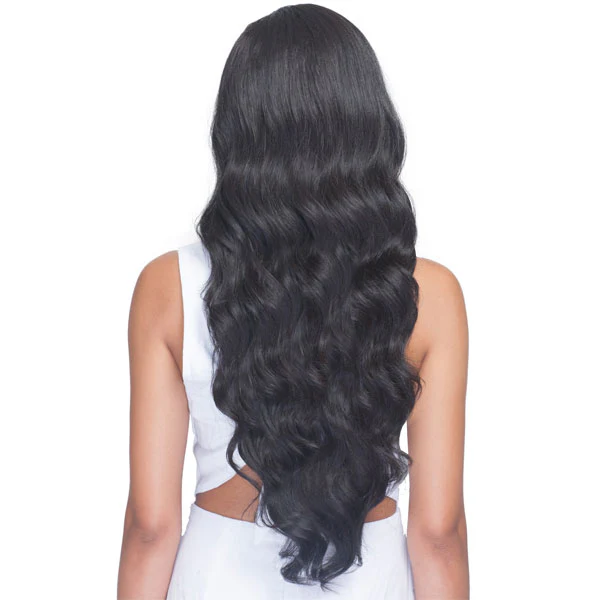 Bobbi Boss Human Hair Blend 4x4 Swiss Lace Front Wig MBLF150 PEKELA - Image 3