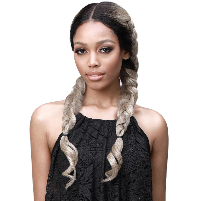 Bobbi Boss Human Hair Blend Extreme Part Lace Front Wig - MBLF230 SANA - Image 2