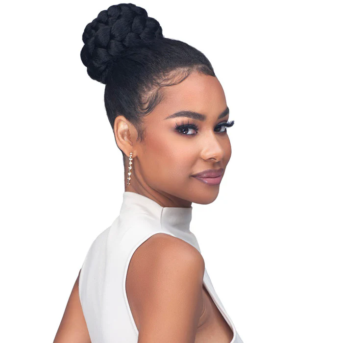 Bobbi Boss Human Hair Blend Ponytail - MOD060 BOX BRAID 40 - Image 2
