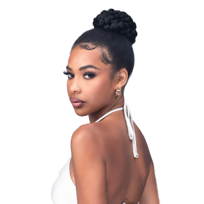 Bobbi Boss Human Hair Blend Ponytail - MOD061 FRENCH BRAID 40 - Image 2
