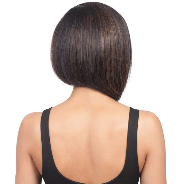 Bobbi Boss Human Hair Sleek Bob Lace Front Wig MHLF402 HH NADINE SHORT - Image 3