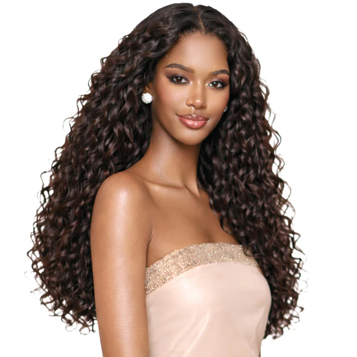 Bobbi Boss Indiremi 100% Remy Human Hair Seamless Crochet Braids - DEEP WAVE 18" - Image 2