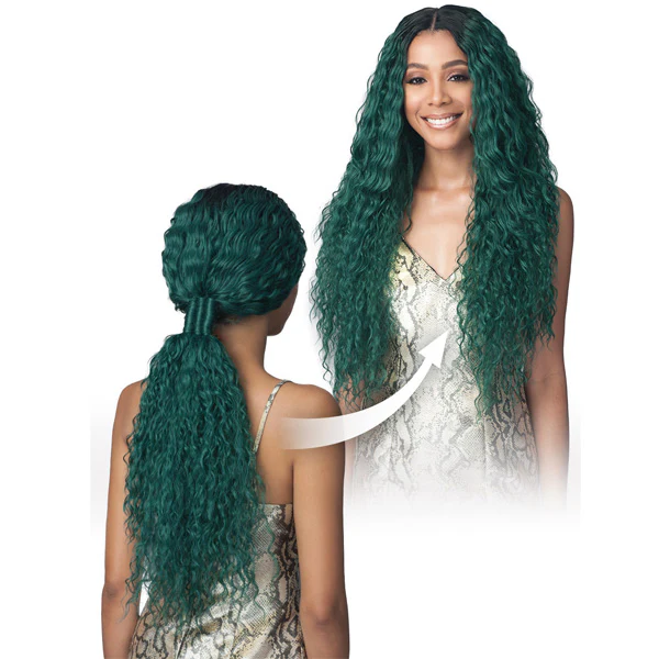 Bobbi Boss Infinity Ponytail Braided Lace Part Wig - MLF399 AMEY - Image 3