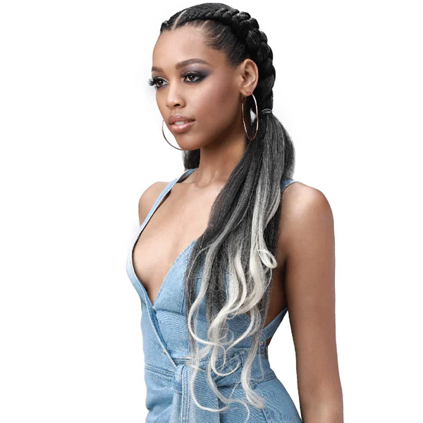 Bobbi Boss King Tips Pre-Feathered Braid - J BODY WAVE X3 28" - Image 2