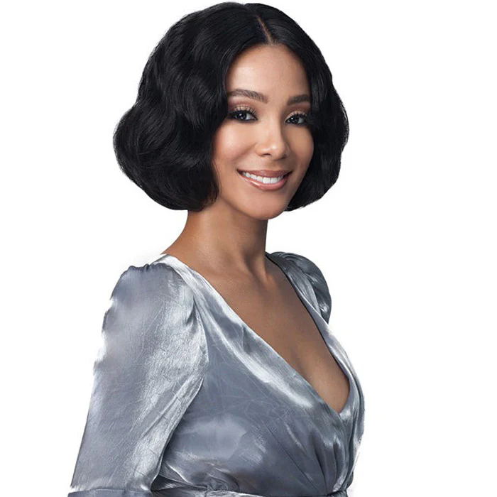 Bobbi Boss Unprocessed Human hair Lace Deep Part Front Wig - MHLF429 EVIE - Image 2