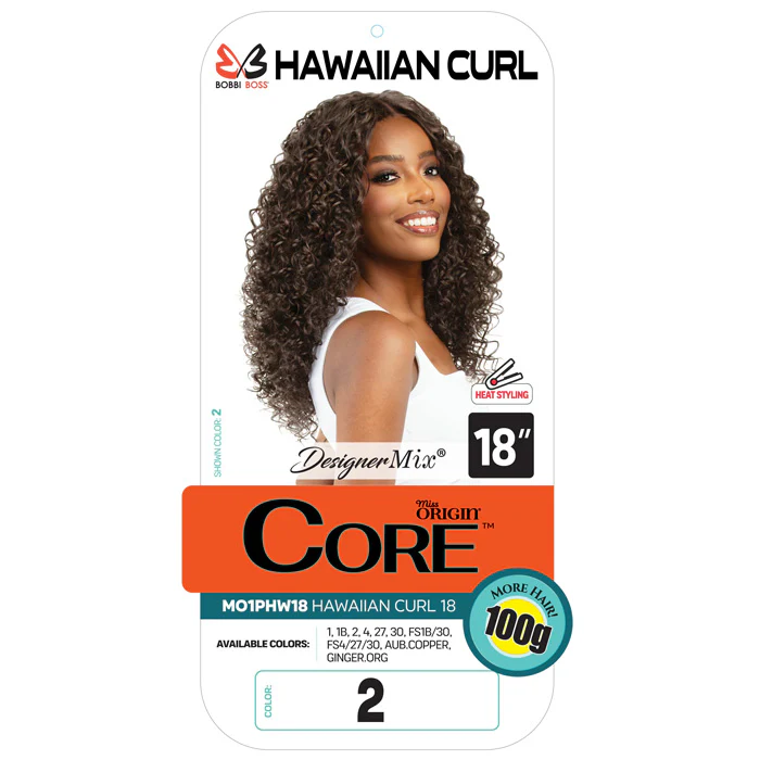 Bobbi Boss Miss Origin Core Designer Mix Weave - HAWAIIAN CURL 18/24" - Image 3
