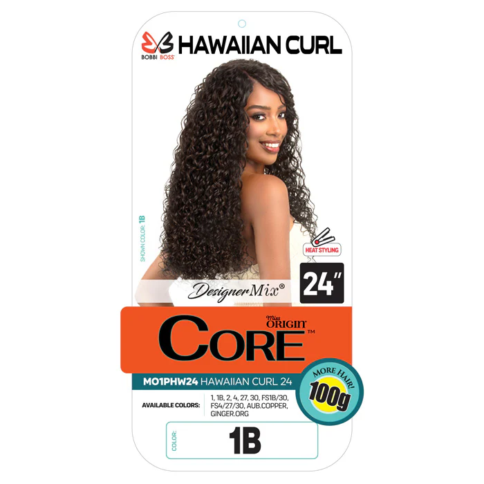 Bobbi Boss Miss Origin Core Designer Mix Weave - HAWAIIAN CURL 18/24" - Image 4