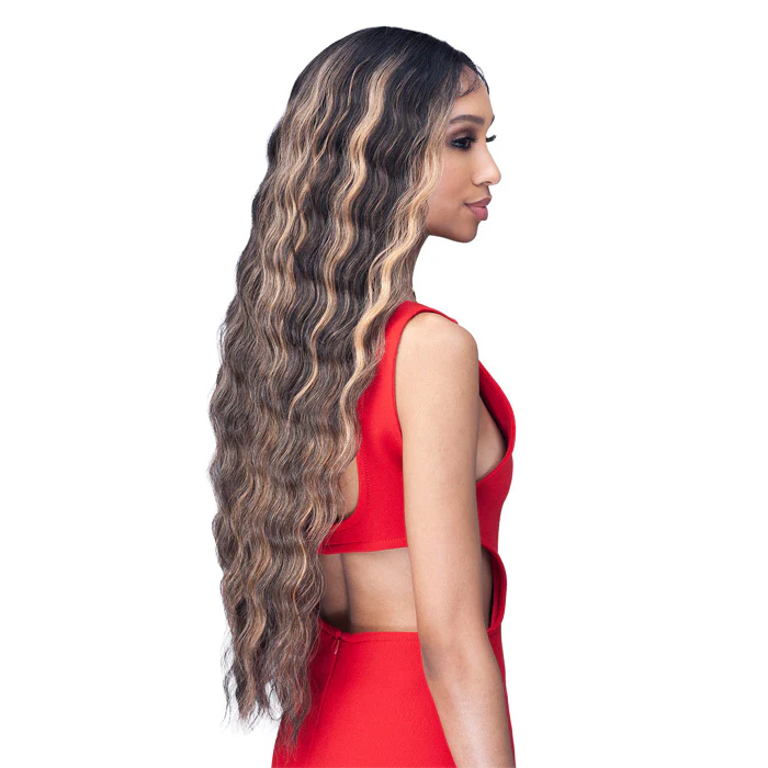 Bobbi Boss Miss Origin Human Hair Blend 4" Deep Part HD Lace Wig - MOLP002 KABA - Image 2