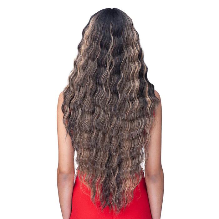 Bobbi Boss Miss Origin Human Hair Blend 4" Deep Part HD Lace Wig - MOLP002 KABA - Image 3