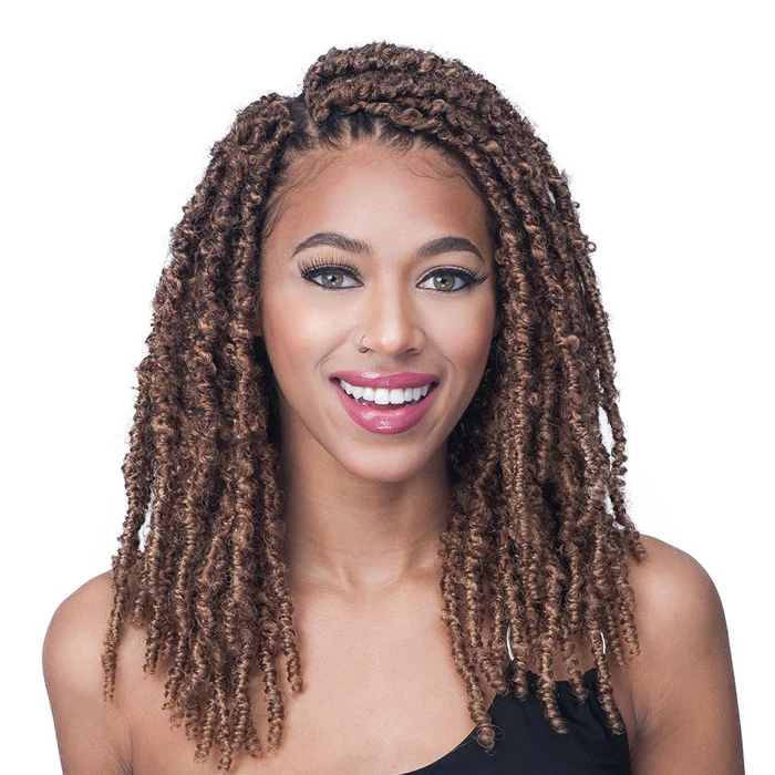 Bobbi Boss Nu Locs Pre-Looped Crochet Braid - DISTRESSED BUTTERFLY LOCS PLUS 12" 2X
