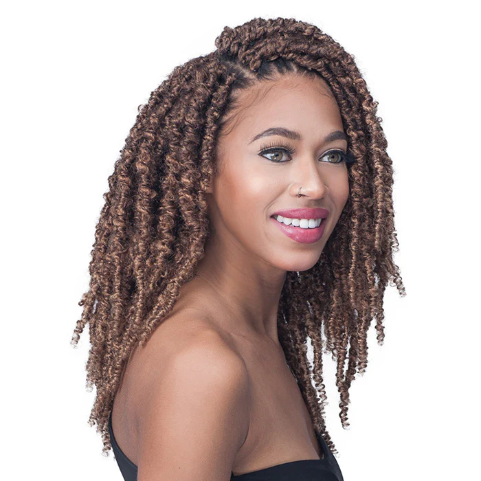 Bobbi Boss Nu Locs Pre-Looped Crochet Braid - DISTRESSED BUTTERFLY LOCS PLUS 12" 2X - Image 3