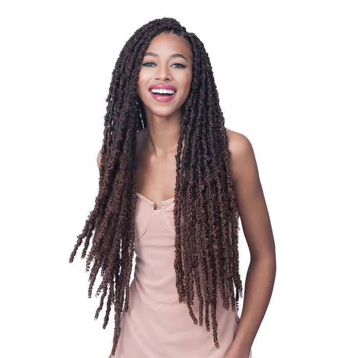 Bobbi Boss Nu Locs Pre-Looped Crochet Braid - DISTRESSED BUTTERFLY LOCS PLUS 24" 2X - Image 3