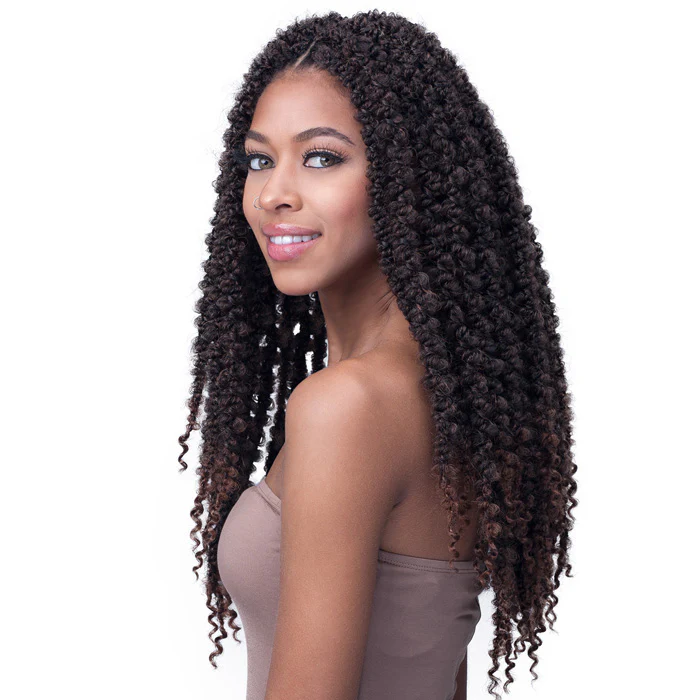 Bobbi Boss Pre-Looped Crochet Braid - 2X CALIF BUTTERFLY LOCS SOFT TIPS 18" - Image 2