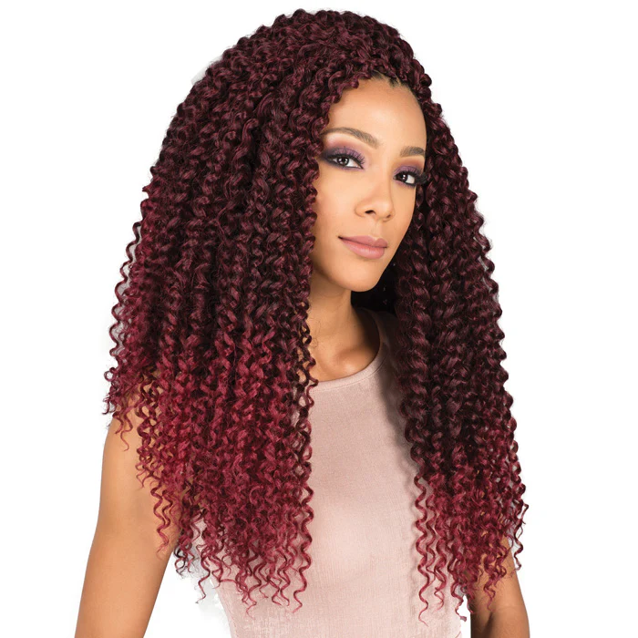 Bobbi Boss Pre-Looped Crochet Braid - BRAZILIAN WATER WAVE 22" - Image 2
