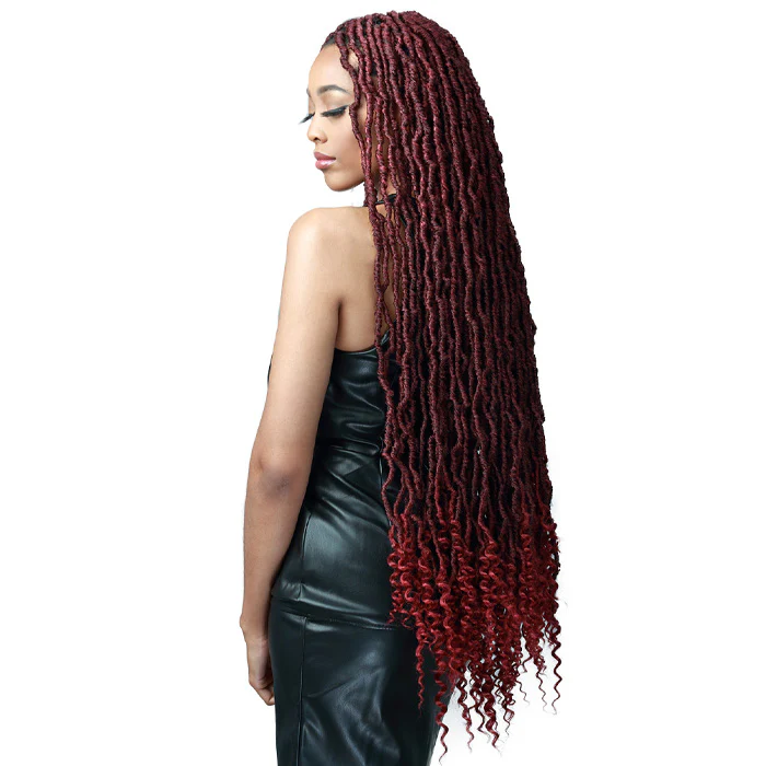 Bobbi Boss Pre-Looped Crochet Braid NU LOCS - CURLY TIPS 36" 2X - Image 2