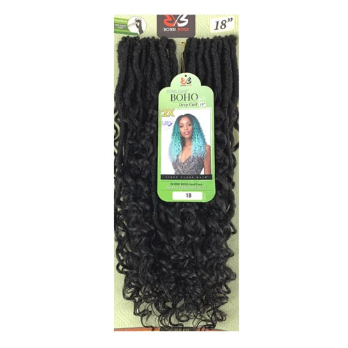 Bobbi Boss Pre-Looped Crochet Braid - SOUL LOCS DEEP CURL BOHO STYLE 18" 2X - Image 4