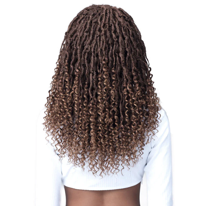Bobbi Boss 4X4 Lace Front Wig - MLF617 MICRO LOCS CURLY TIPS 22 - Image 3