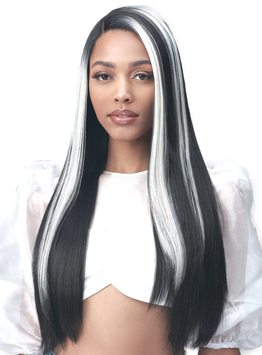 Bobbi Boss Chunky Highlights HD Deep Part Lace Front Wig - MLF553 SAFFRON