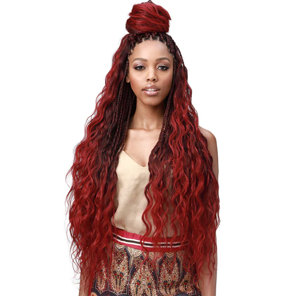 Bobbi Boss Synthetic Pre-Feathered Braid - KINGTIPS BODY WAVE X3 - Image 2