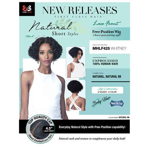 Bobbi Boss Unprocessed Human Hair Lace Front Wig - MHLF425 WHITNEY - Image 4