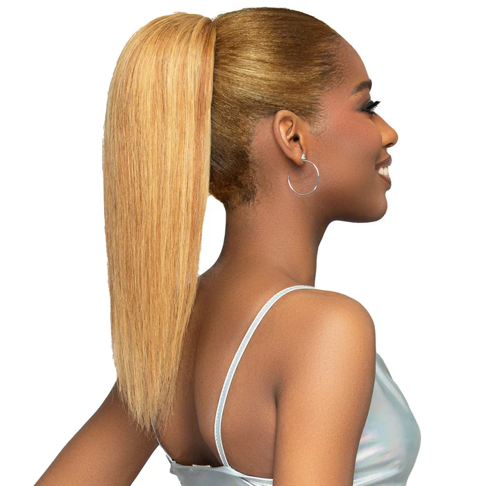 Bobbi Boss Up Pony Series 100% Human Hair Drawstring Ponytail - BUH-BS16 - BONE STRAIGHT 16 - Image 2